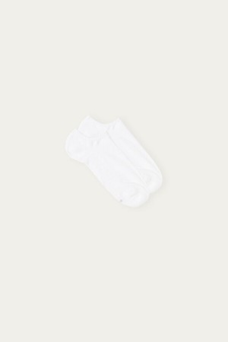 Intimissimi No-show Socks in Terrycloth Hvide | QDKWA43465